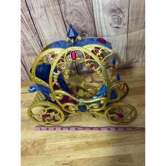 Disney Princess Cinderella Chariot Horse Carriage Toy 2014 MATTEL - Picture 7 of 10